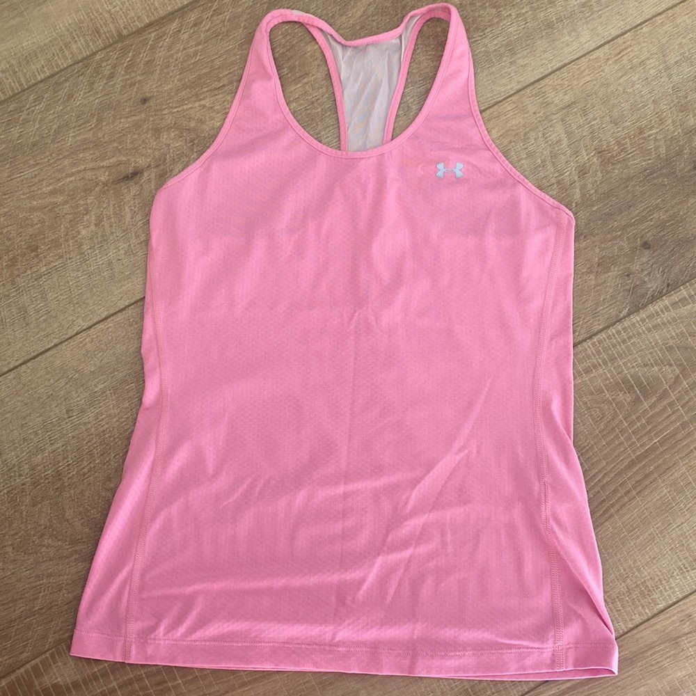 UNDER ARMOUR pink tank. Size small